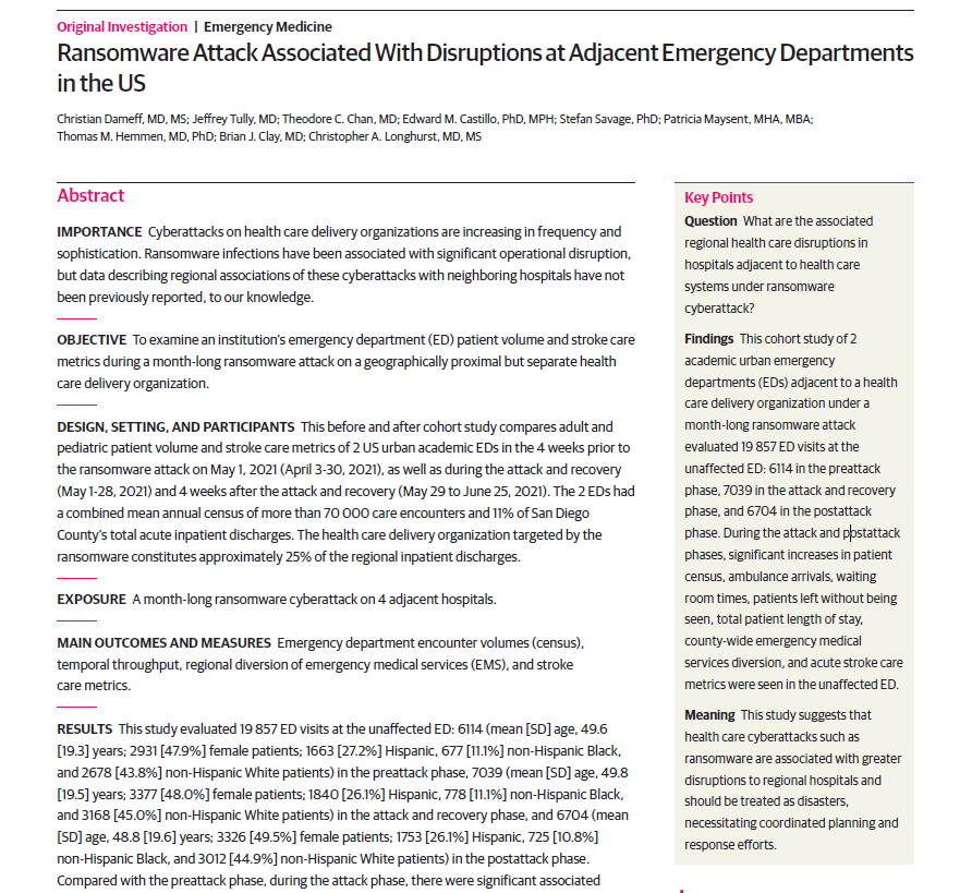 Christopher A. Longhurst, MD tweet media