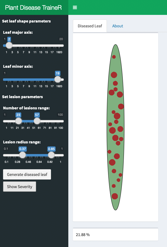Crop Protection Network (@cropnetwork) on Twitter photo Very cool new tool for plant disease severity training from <a href="/edelponte/">Emerson Del Ponte</a> at edelponte.shinyapps.io/traineR/
Choose leaf and lesion parameters and start training!
<a href="/OpenPlantPath/">Open Plant Pathology</a> <a href="/ufvplantpath/">UFVPlantPathology</a> <a href="/TropPlantPathol/">Tropical Plant Pathology</a> <a href="/plantdisease/">The American Phytopathological Society</a> #IPM #agtwitter <a href="/planthealthprog/">Plant Health Progress</a> Very cool new tool for plant disease severity training from <a href="/edelponte/">Emerson Del Ponte</a> at edelponte.shinyapps.io/traineR/
Choose leaf and lesion parameters and start training!
<a href="/OpenPlantPath/">Open Plant Pathology</a> <a href="/ufvplantpath/">UFVPlantPathology</a> <a href="/TropPlantPathol/">Tropical Plant Pathology</a> <a href="/plantdisease/">The American Phytopathological Society</a> #IPM #agtwitter <a href="/planthealthprog/">Plant Health Progress</a>
