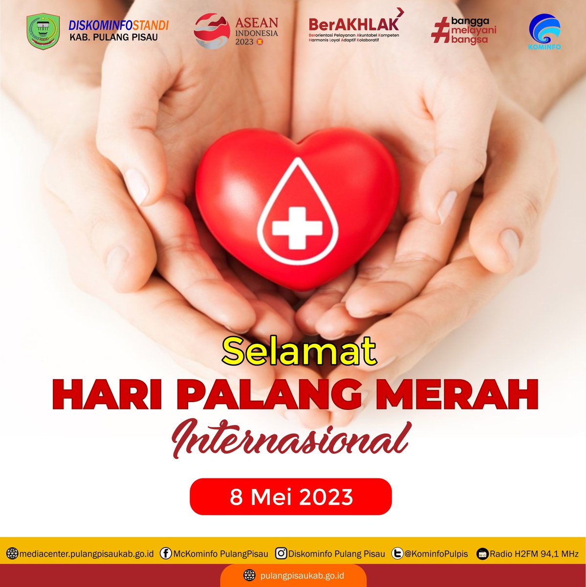 KominfoPulpis's tweet photo. Selamat Hari Palang Merah Internasional
8 Mei 2023
#palangmerah
#pulangpisau
#pulpis
#kominfo
#diskominfo https://t.co/ZFJPWQzX5t