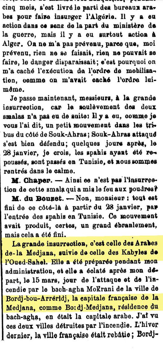 إن ثورة 1871 الكبرى هي ثورة عرب مجانة فعلا وتلاها انتفاضة قبائل وادي الساحل
