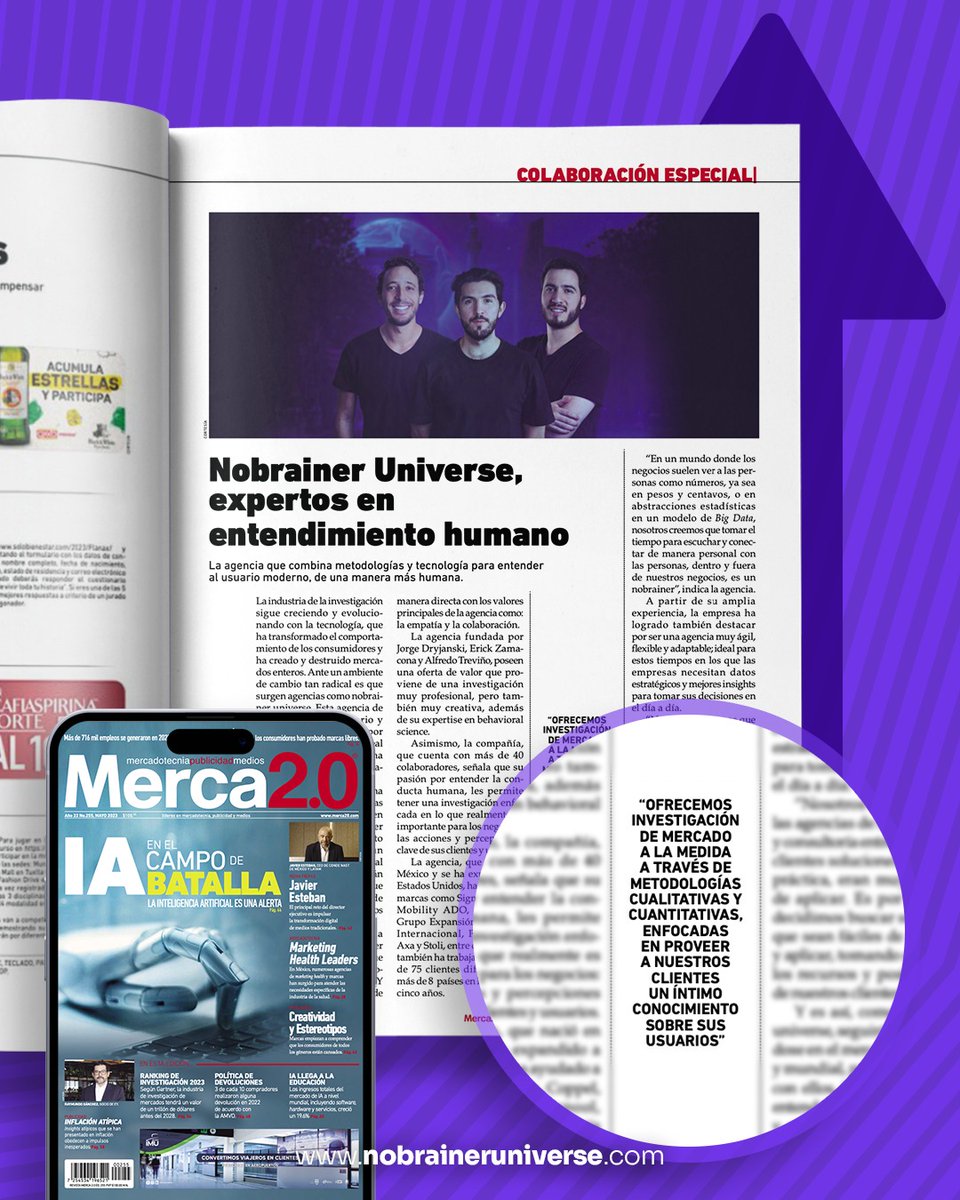 NobrainerU's tweet photo. ¡Descubre como en nobrainer universe estamos revolucionando el mercado! A través de la combinación de metodologías tradicionales y nuevas formas ágiles, estamos llevando la comprensión de tus clientes a otro nivel: 2.0:https://t.co/uVMOqyto2v https://t.co/iJLnMnYG9p