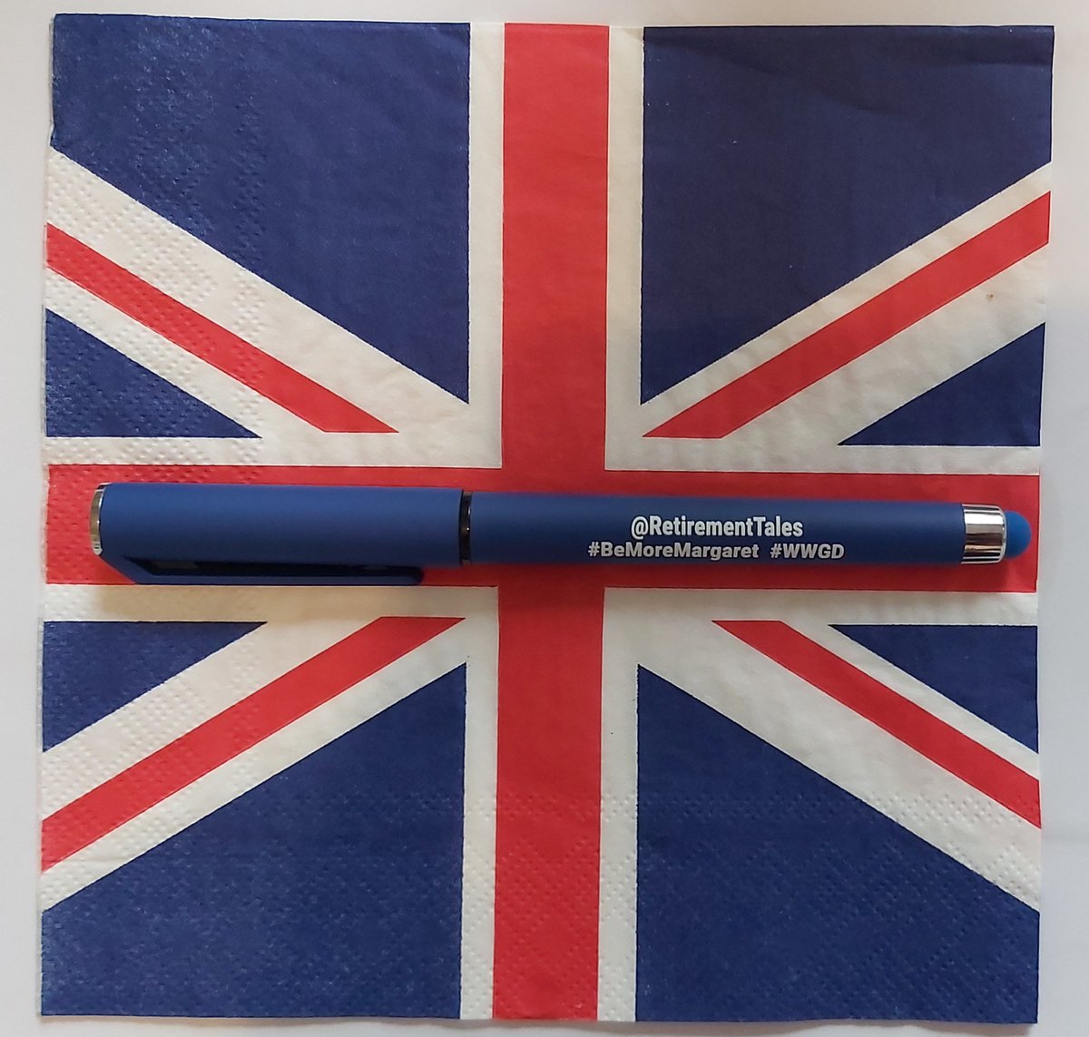 Margaret and I are delighted to announce that the Coronation weekend will conclude with us giving away an exclusive  Retirement Tales pen:
#BeMoreMargaret
#WWGD

To be in with a chance of winning, simply follow us, like this Tweet &amp; reply "Please, Sir!"

Winner at 8pm tomorrow!