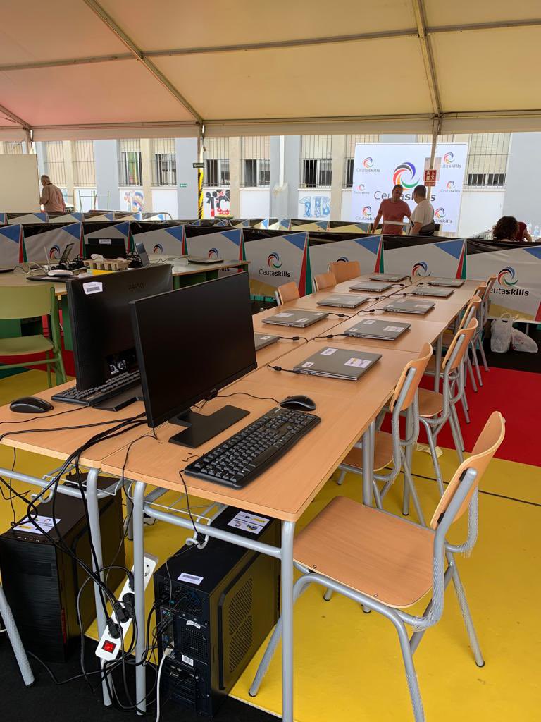 cifpceuta's tweet image. Todo preparado para el desarrollo de las diferentes exhibiciones y competiciones de nuestras familias profesionales en las #CEUTASKILLS2023.
¡Arrancamos! 🟡🟢🔵
.
.
.
.
.
#skills #skills2023 #competiciones #exhibiciones #ceuta #fp #formaciónprofesional #vocationaltraining