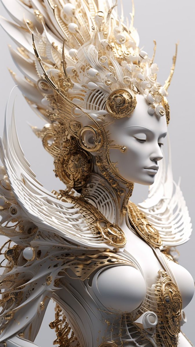 AI_creative_gal's tweet photo. Stunning alien portrait wearing white armor and helmet with gold accents

#stunning #amazing #alien #aliens #portrait #armor #wearing #white #helmet #gold #luxury #girl #woman #realism #photo #photography #photooftheday #art #artgallery #artoftheday #midjourney #digitalart https://t.co/ps7cbWGzLb
