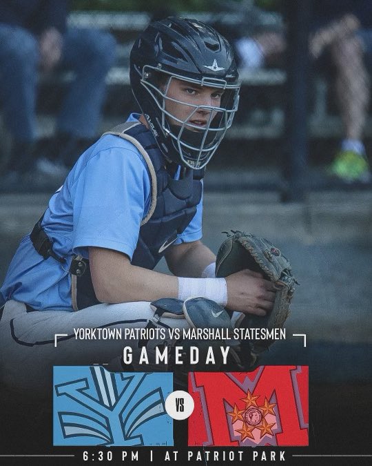 GAME DAY!!

Come cheer on your Varsity Patriots as they host <a href="/statesmenbsbll/">GCM Baseball</a> 

The regular season finale first pitch is scheduled for 6:30pm tonight at Patriot Park!

The JV Patriots travel to Marshall for a 6:30pm first pitch!