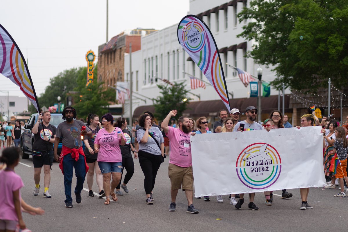 OU Daily on Twitter "Norman Pride hosted the annual Pride Parade in