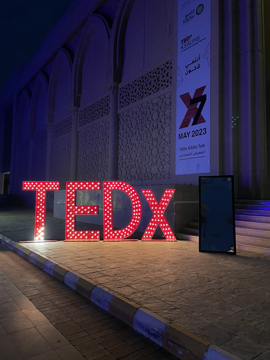 Proud to have been a part of this great team🤍

#TEDxKSAUHS #أنتمي_لأكون