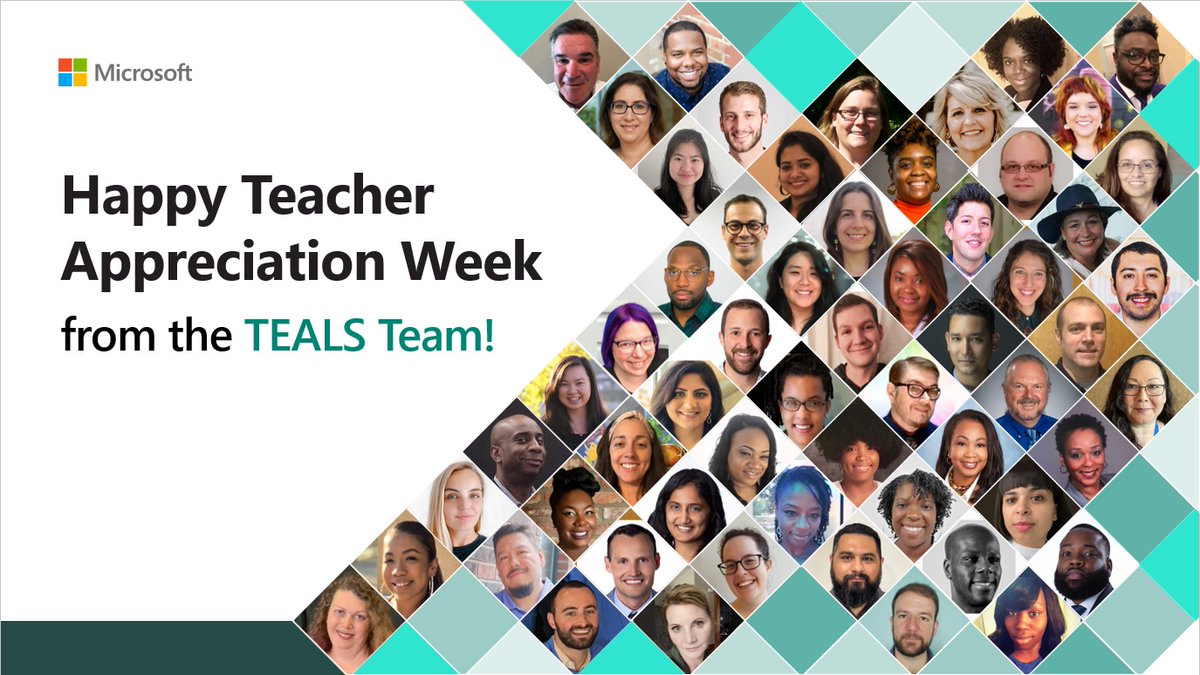 MicrosoftSkills's tweet photo. Happy Teacher Appreciation Week from the @TEALSProgram 

Learn more about how tech industry volunteers are helping teachers with the TEALS Program: https://t.co/anoqgo8Wyw https://t.co/hjVC8Li08b