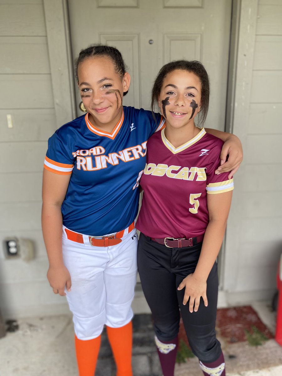 Super proud of my girls! 
Both my girls and their teams played Friday night and won! 
Both my girls will be playing in the NBLL Championship games this upcoming Friday! 
Mo in the Majors and Amayah in the minors! 
#RaisingBallers
#BallerBlood
#HitLikeAGirl
