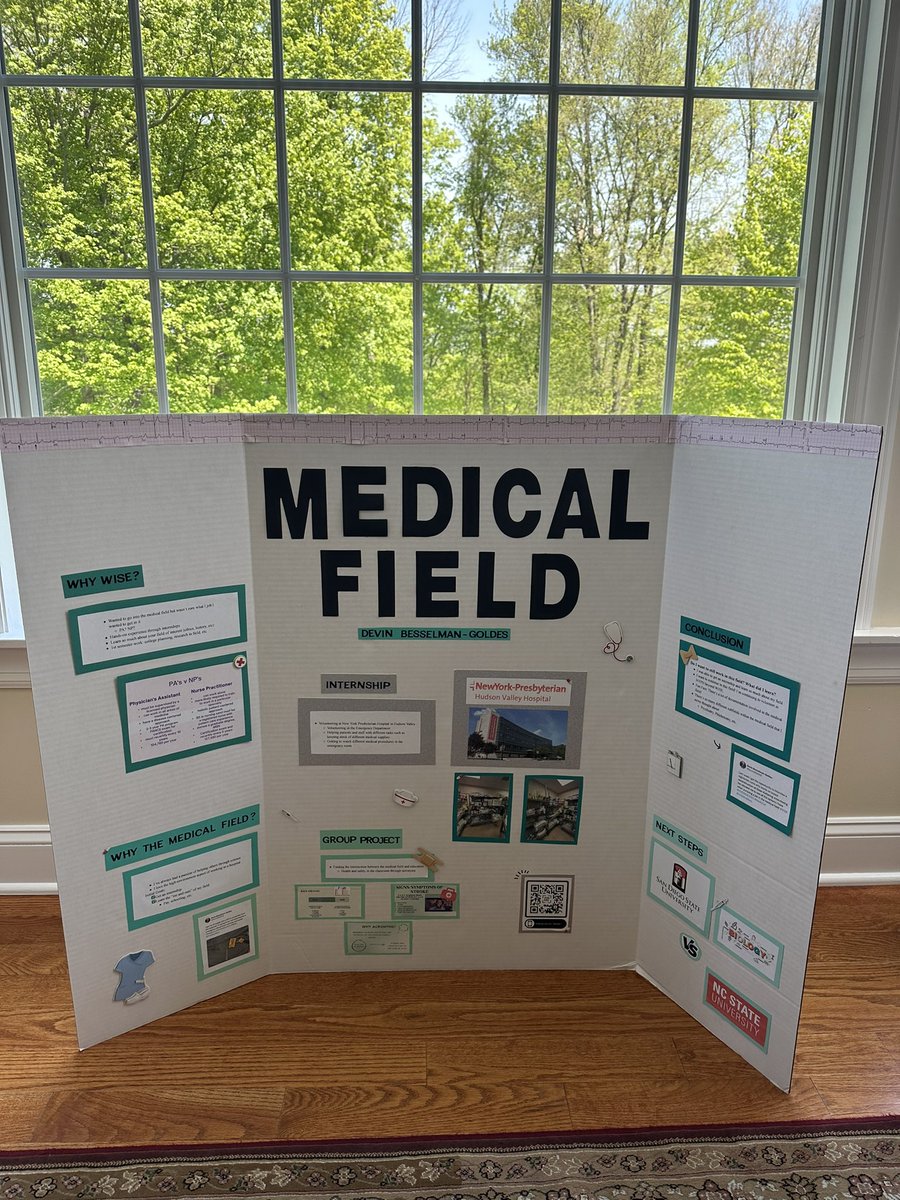Look at my progress photos for my symposium board! I’m so proud of how it turned out. Next up is my project! #WISE #YHSWISE2023 #Medicine @YHSMrsMero