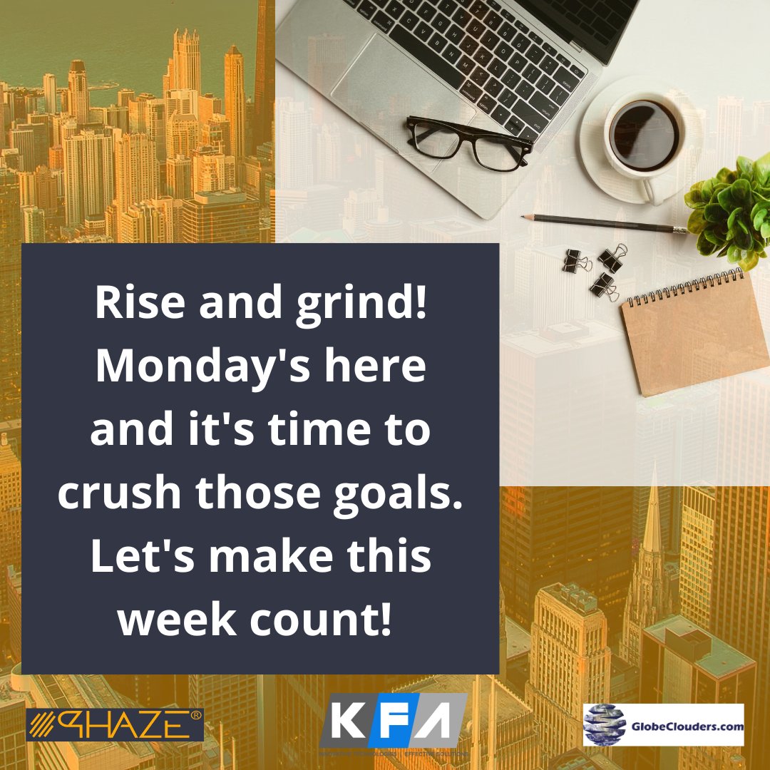 GregKfa's tweet image. Rise and grind! Monday's here and it's time to crush those goals. Let's make this week count! 👊 #MotivationalMonday #NewWeekNewGoals #LetsDoThis 💪