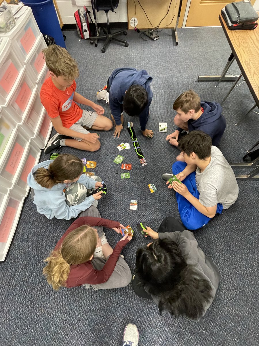 Last game day of the year - Oregon Trail! #ThomasLearns