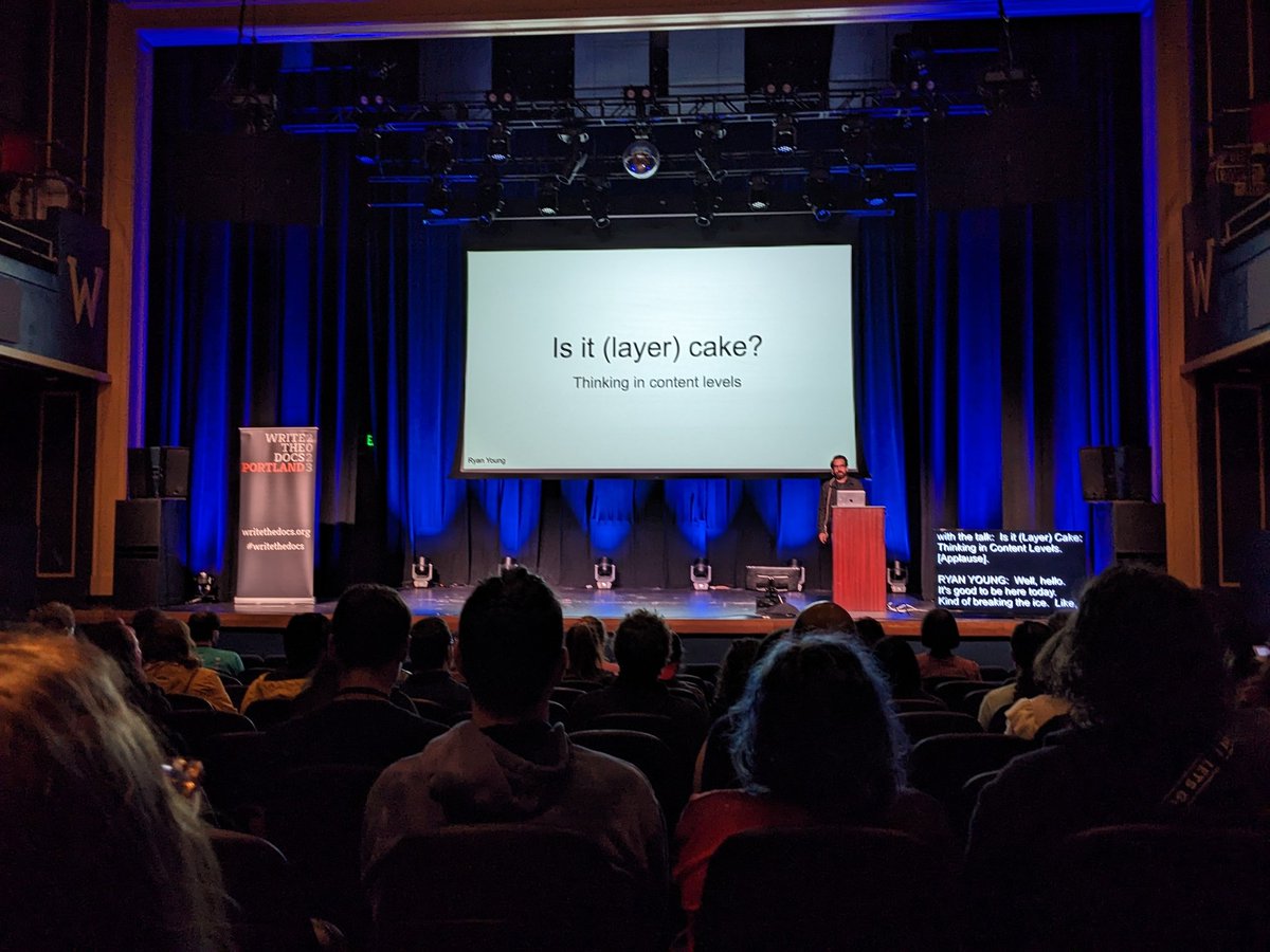 ALadyJewel's tweet image. Ryan Young is taking #WriteTheDocs on a Stripe user journey

from &quot;I want to get paid&quot; 
through &quot;I want to set up a subscription service&quot;
to &quot;get in loser, we&apos;re  going shopping.&quot;