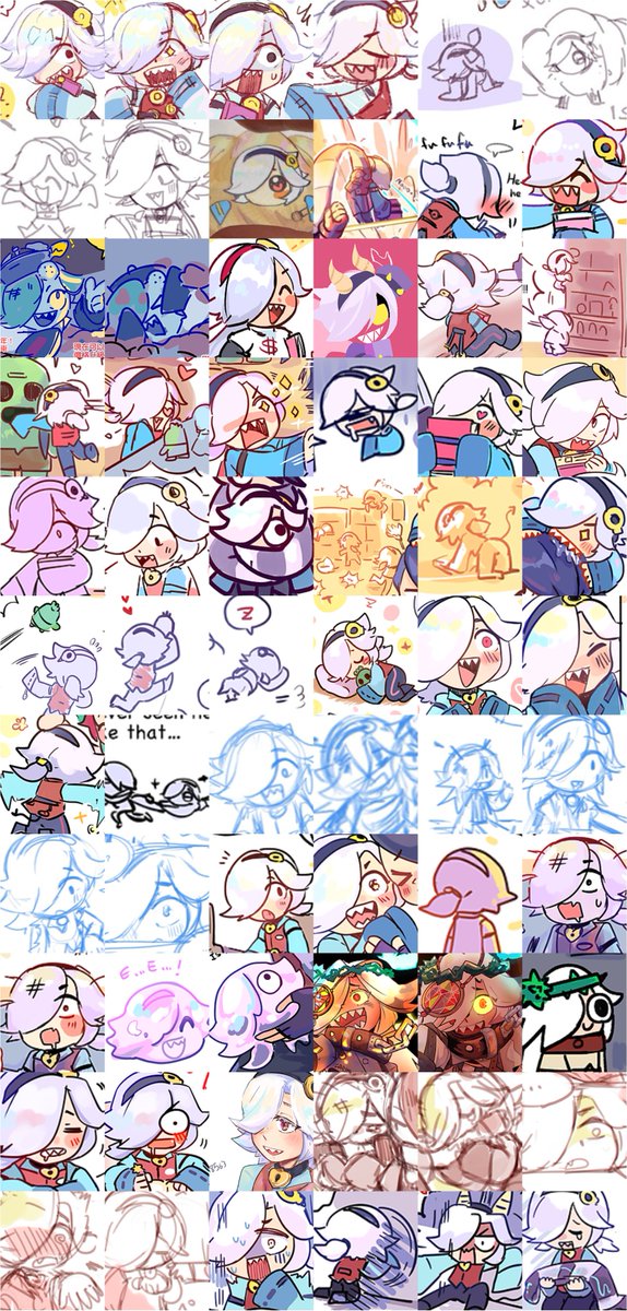 yuki8563_'s tweet image. 📖📖📖
#BrawlStarsColette * 222
It turns out that I drew so much Colette from January to April😳💓