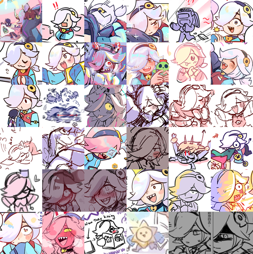 yuki8563_'s tweet image. 📖📖📖
#BrawlStarsColette * 222
It turns out that I drew so much Colette from January to April😳💓