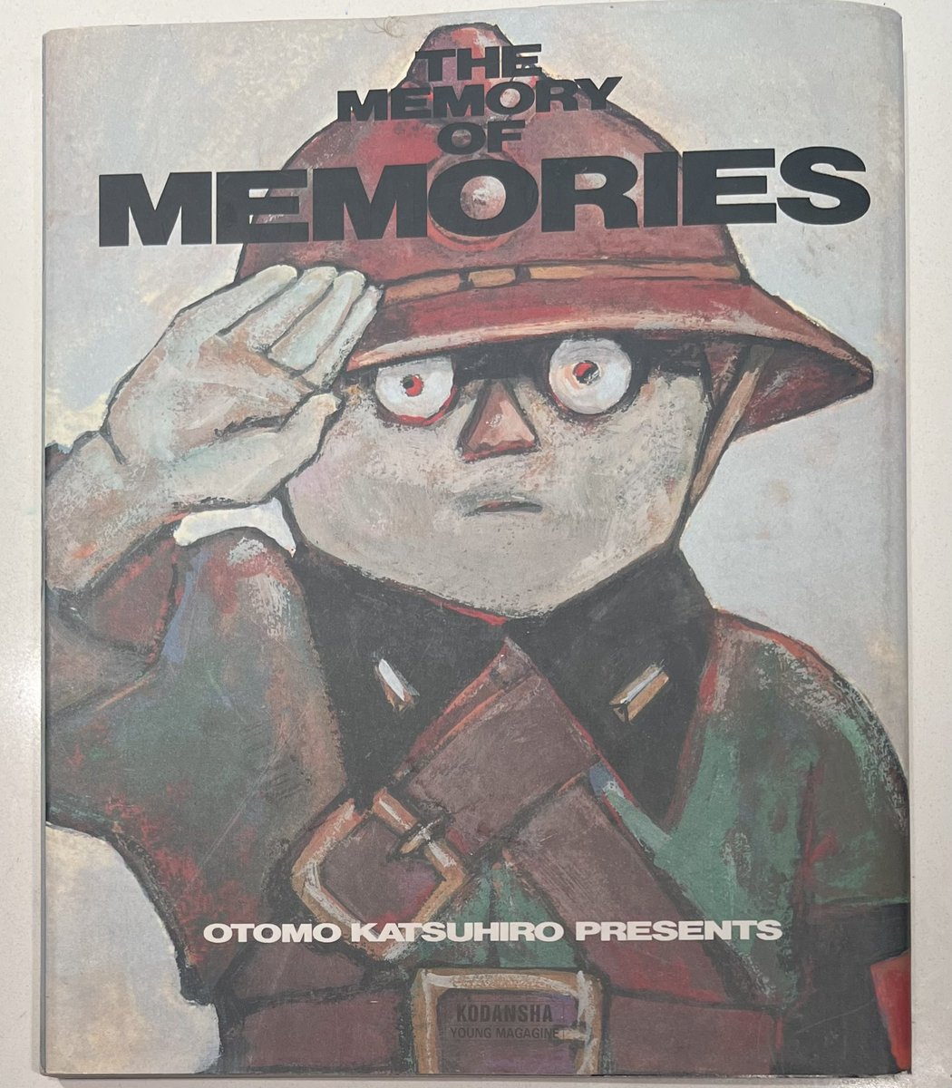 en_b's tweet photo. @TheSpaceshipper Correct! There’s not a whole lot of great stuff but some nice prop stuff in this book from the animated trilogy. The Cannon Fodder short has an insanely long oner that’s worth a look. This book is very affordable if you’re an Otomo/Morimoto/Satoshi Kon/Okomura collector. https://t.co/wwBjsR8Z4e