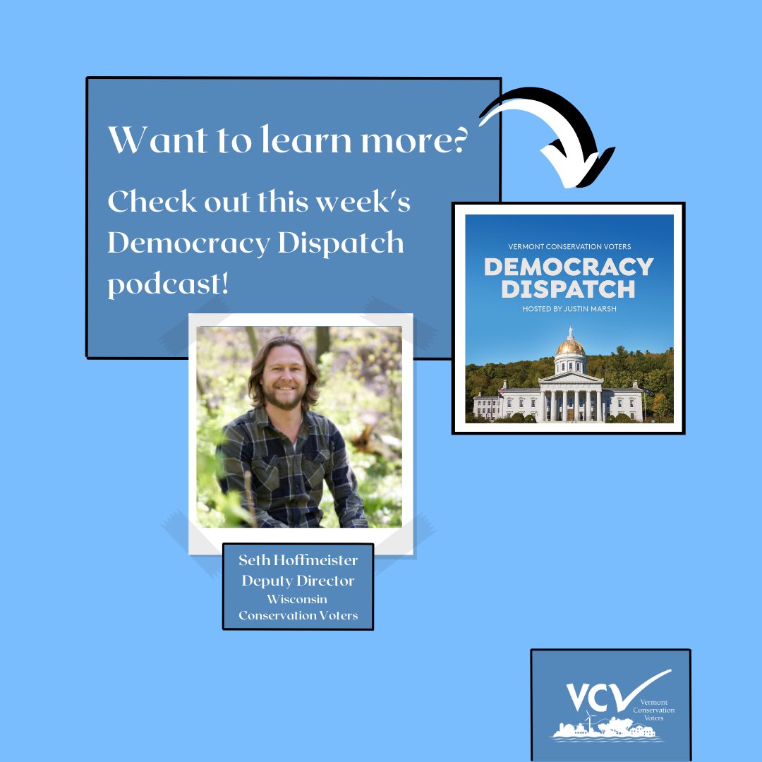 We got to meet @SethHoffmeister at <a href="/LCVoters/">League of Conservation Voters 🌎</a> CVM Conference last week and he shared what <a href="/WIConservation/">Wisconsin Conservation Voters</a> has done around field organizing and combatting attacks to anti-democracy gerrymandering. Hear the latest Democracy Dispatch episode now. 🗳️🎧