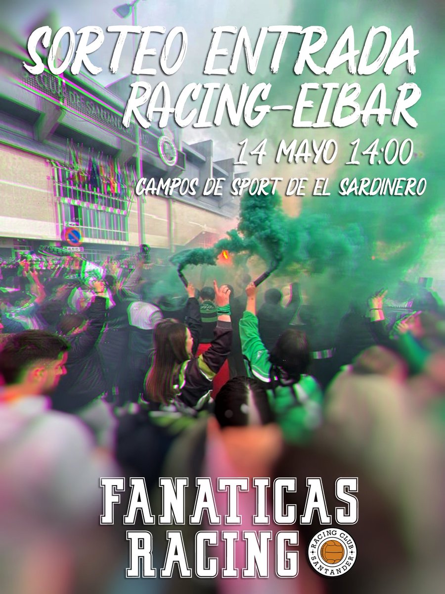 🎁💥¡SORPRESA FANATIC@S!💥🎁
Como agradecimiento al apoyo mostrado, queríamos devolveros tanto cariño en forma de sorteo. Va dirigido a todos los racinguistas, así que no dudes en participar 😉

¿Quieres saber cuales son los requisitos para participar? Aquí abajo te lo contamos⬇️