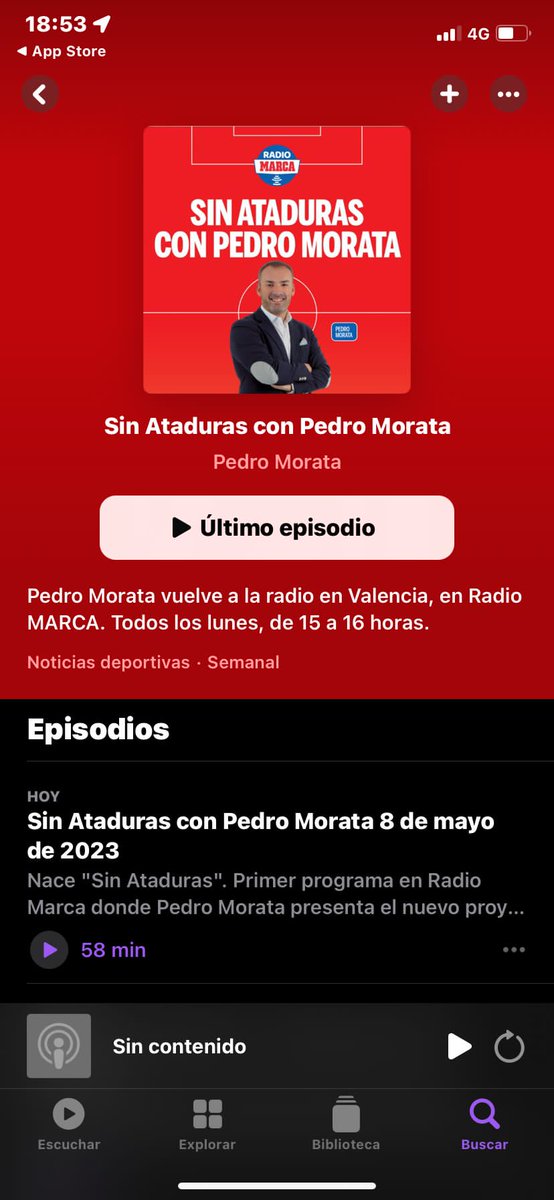 ¿ CÓMO APARECE "SIN ATADURAS" EN PODCAST ? 

𝗜𝗩𝗢𝗢𝗫: "Sin Ataduras con Pedro Morata"
▶️go.ivoox.com/rf/107771957

𝗦𝗣𝗢𝗧𝗜𝗙𝗬: "Sin Ataduras con Pedro Morata"
▶️open.spotify.com/show/2Cm3Ono3V…

𝗔𝗣𝗣𝗟𝗘 𝗣𝗢𝗗𝗖𝗔𝗦𝗧: "Sin Ataduras con Pedro Morata" ▶️podcasts.apple.com/es/podcast/sin…