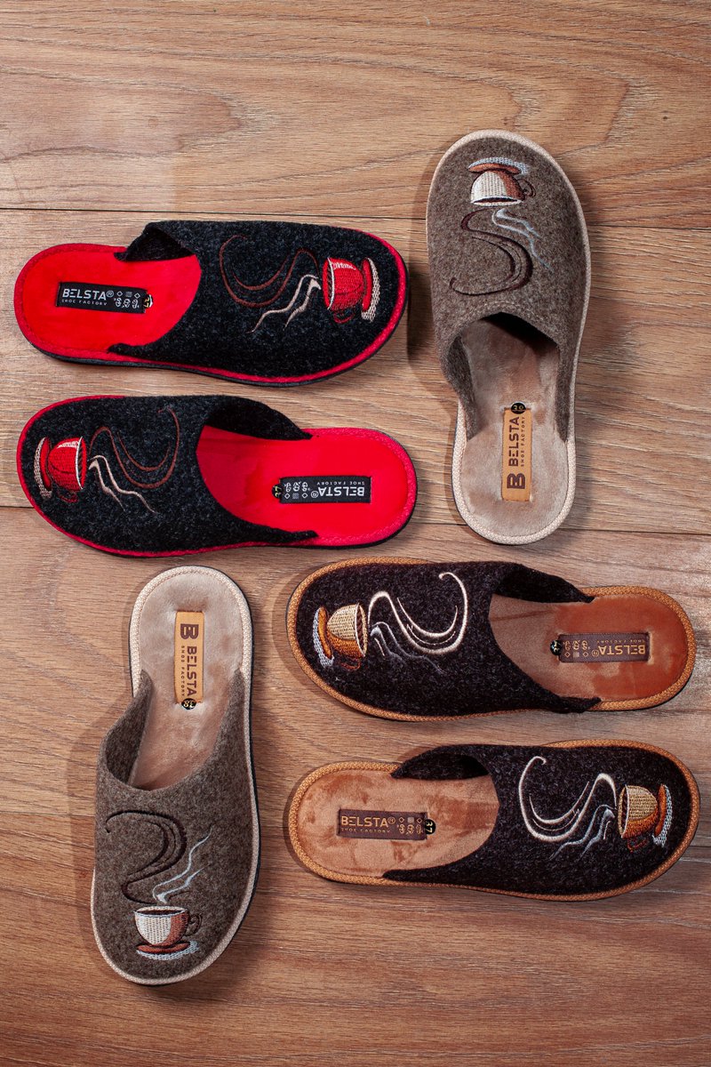 FactoryBelsta's tweet photo. Time for a coffee break, don't you think? ☕

#BELSTA #style #fabric #coffee #shoes #takeabreake #manufacturer #Ukraine #felt #взуття #wholesale #velor #online #shopping #fashion #women #slippers #men #relax #pantoffeln #comfort https://t.co/8jCuhR7c9D