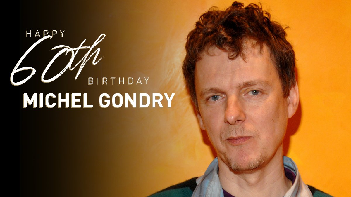 Happy 60th birthday Michel Gondry!

Read his bio here:  
