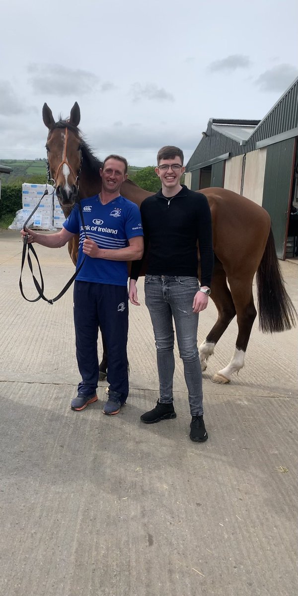 Sean__Dunne1's tweet photo. A pinch myself moment standing in Closutton stables yesterday
A day that will never be forgotten and hundreds of photos for memories.
Facile Vega 🔴🔵
Galopin Des Champs 🟡🟤
State Man 🟡⚫️
El Fabiolo 🟢🟢
18 G1 wins between the four ⭐️’s
#HorseRacing #Closutton #Superstars https://t.co/P89rxtJeF8