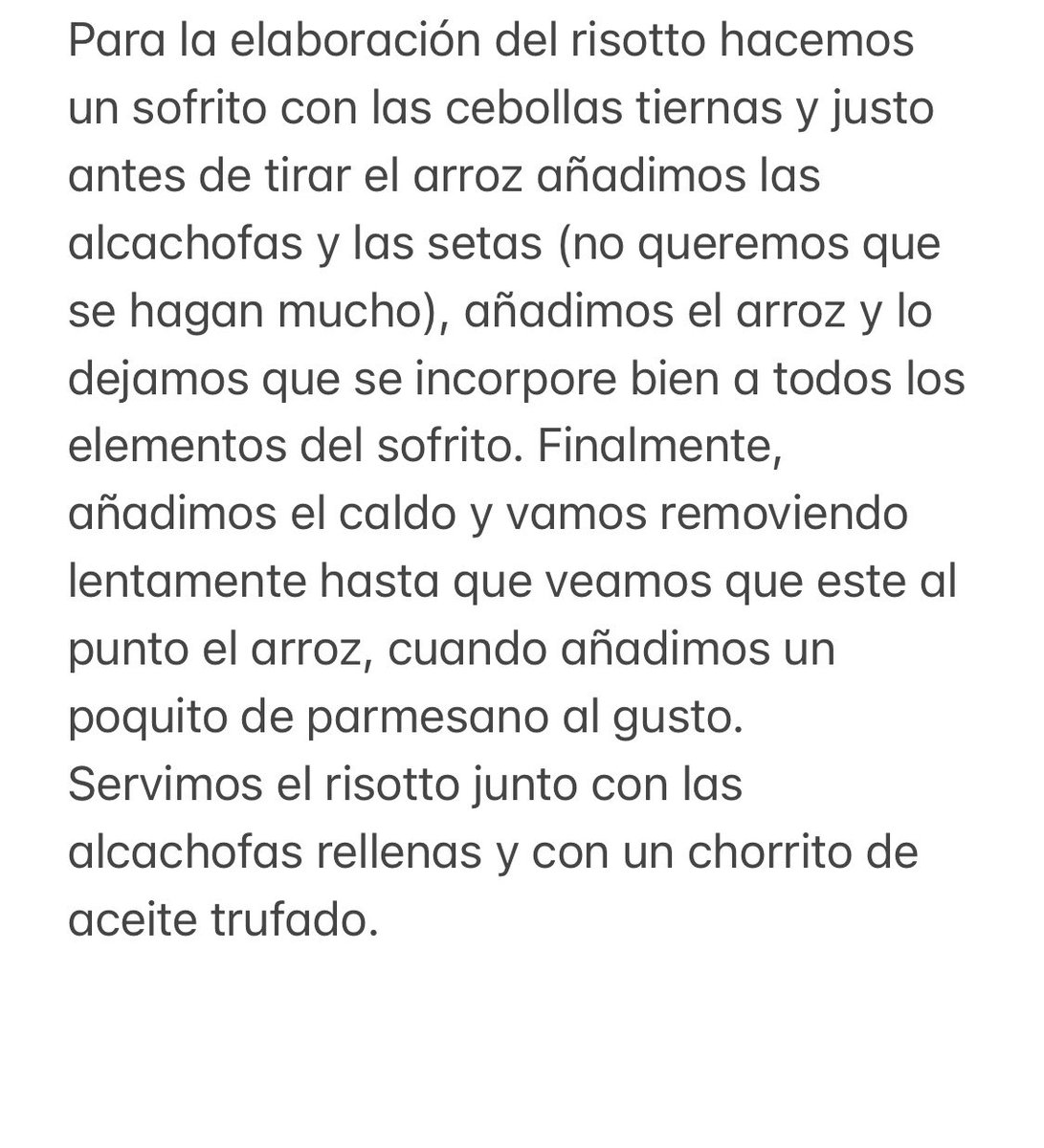 Hola <a href="/EROSKI/">EROSKI</a> !! Aquí os dejo mi receta con hortalizas de temporada. Alcachofas rellenas de acelgas acompañadas de un risotto de champiñones y alcachofas. 😋#BCCClubxEroski