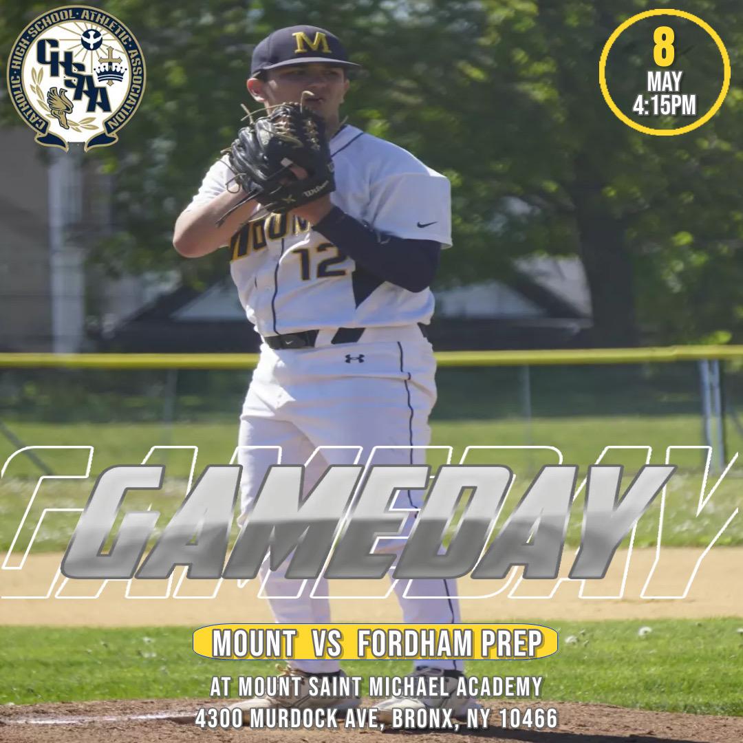 mountbaseball's tweet image. The Mount begins the final week of  CHSAA league play this afternoon when it hosts Fordham Prep at 4:15.  The JV travels to Fordham University to take on the Rams.