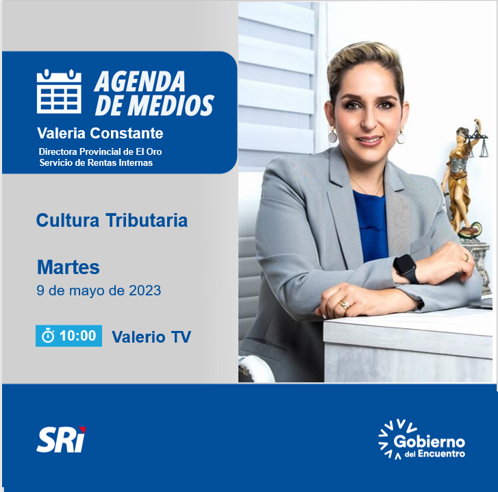 MiguelE_SRI's tweet photo. Les comparto mi agenda de medios de este martes. 
Conversaré sobre el plan #InnovaciónMásRecaudación que llevamos a cabo en el @SRIoficialEc. ¡No se la pierdan! https://t.co/a7M00xYizR