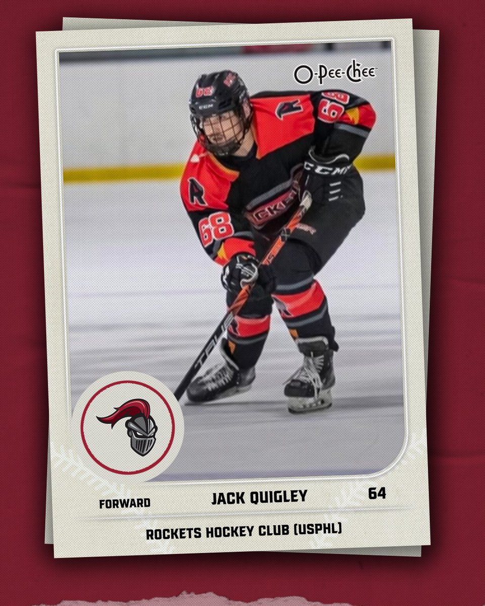 This week we welcome Forward Jack Quigley to the class of 2027!

⚔️ 22/23 Captain for the <a href="/RocketsHC/">Rockets Hockey Club</a> 
⚔️ 21/22 <a href="/USPHL/">USPHL</a> National Champion 
⚔️ 20/21 New Jersey Titans <a href="/The_AYHL/">Atlantic Youth Hockey League</a> 
📍Elk Grove Village, IL