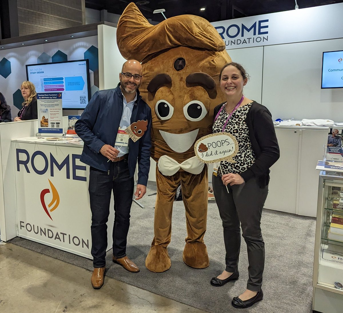 Because everyone poops #DDW2023  <a href="/RomeFoundation/">Rome Foundation</a> <a href="/Alain_J_Benitez/">Alain J. Benitez</a>