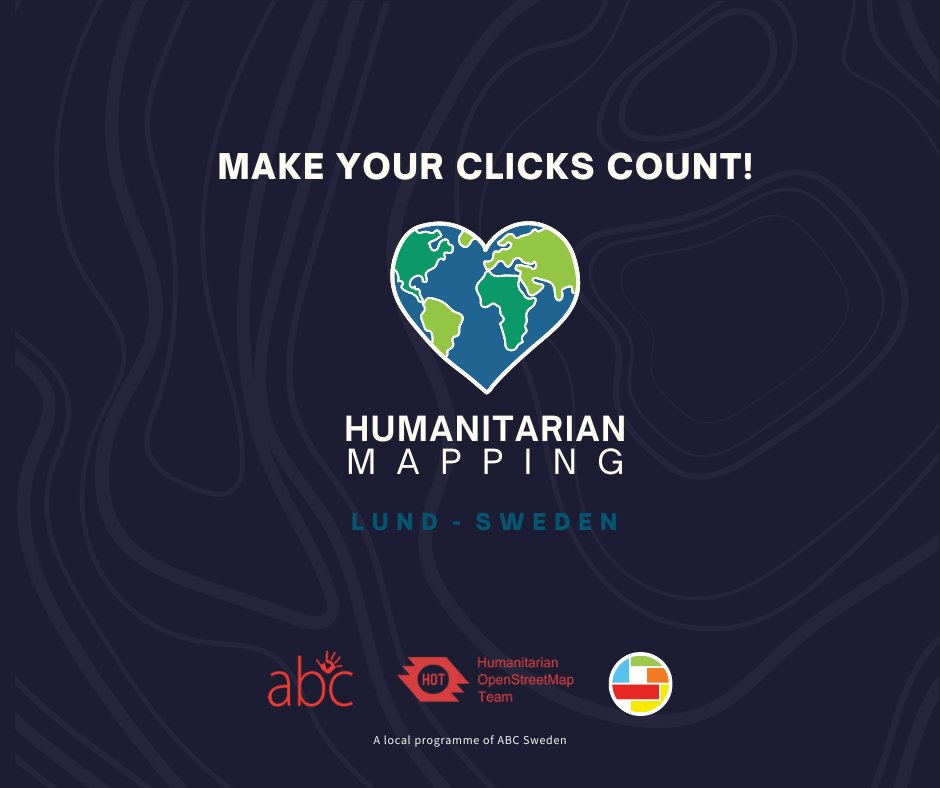 ayeishasheldon1's tweet image. I am super happy to announce that I am taking on another (in-person) volunteering role as one of the project coordinators for the ABC - Active Contributions for People and the Environment #HumanitarianMapping Programme where I live in #Lund, Sweden.

🔗 lnkd.in/dRGWKXeY