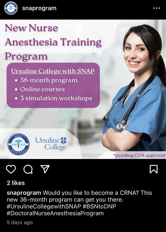 HalstedMD's tweet image. Online "Doctoral Nurse Anesthesia Program" boasts 36-month virtual program with 3 simulation workshops

#MedTwitter
#StopScopeCreep
#NPsLead?