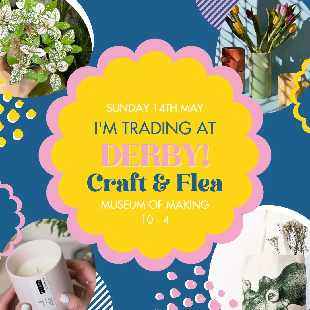 Next sunday I'll be at The Museum of Making at Derby Silk Mill. From 10am till 4pm.