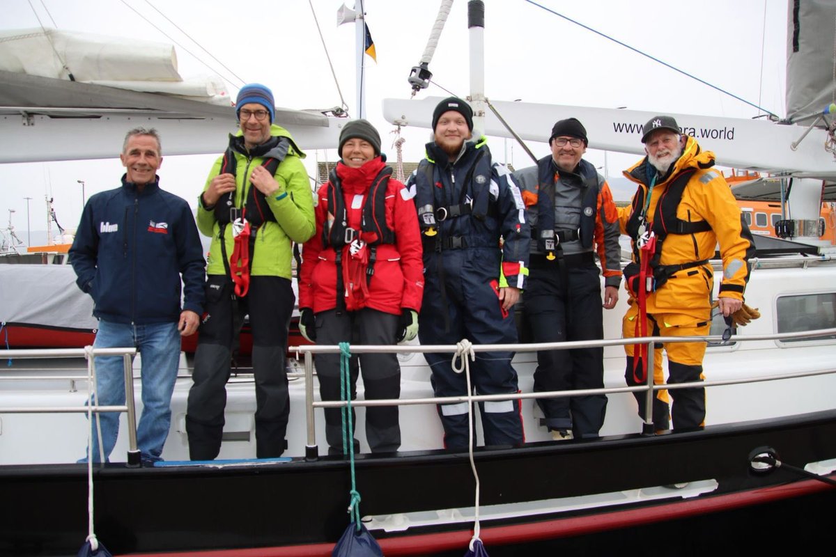 Our Novara project is underway. We’ve sailed to Campbeltown, Scotland and tomorrow we have our first public meeting on climate adaptation