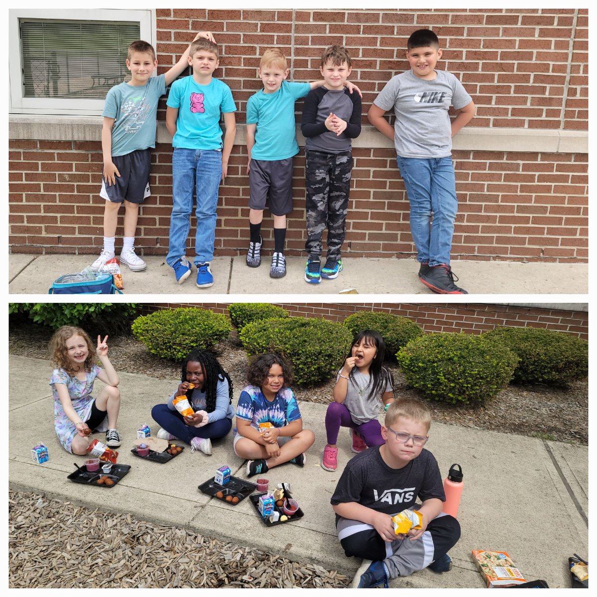 We celebrated our MAP reading achievement today with lunch outside for those who made 1 year growth and 1.5 years growth and/or meeting the grade level goal.  Keep working hard and keep reading! #Wildwood_Tweets #MiddieRising