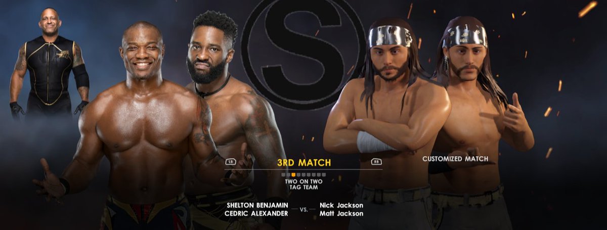 The work of #MVP will not be done for the show just yet, as he'll accompany #TheHurtBusiness members #SheltonBenjamin & #CedricAlexander as they face #TheYoungBucks in tag team action at ZPW11: KHAOS.