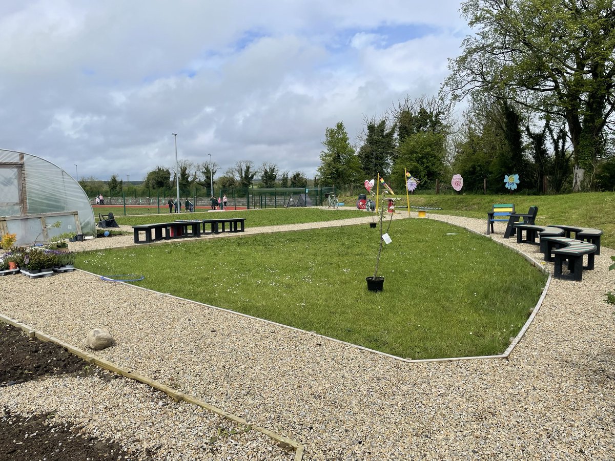 TarmonNS's tweet photo. Our Polytunnell and outdoor classrooms looking very colourful 🌸🌷🌹🌼 @ppdcuioe @DCUCMS https://t.co/IO7JZYLlYY