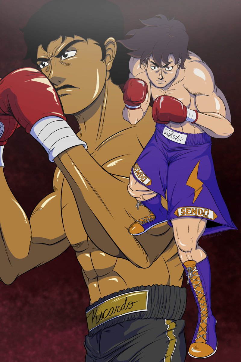 IPPO MAKUNOUCHI VS RICARDO MARTINEZ  HAJIME NO IPPO ANIME COLOR 