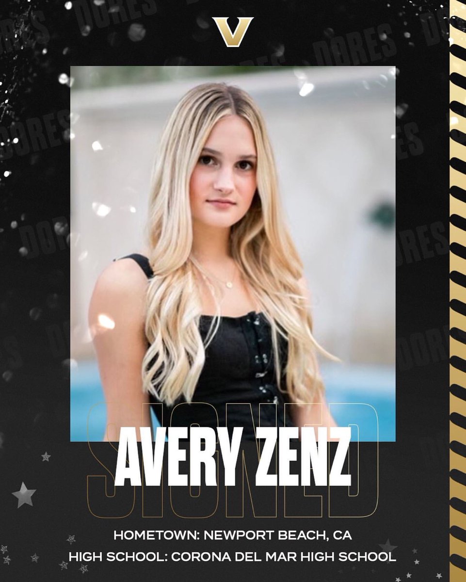VandySpirit's tweet image. Coming to us from the west coast, please help us in welcoming the next member of our signing class! Let’s hear it for,

❕Avery Zenz❕

#AnchorDown • #VandyDance