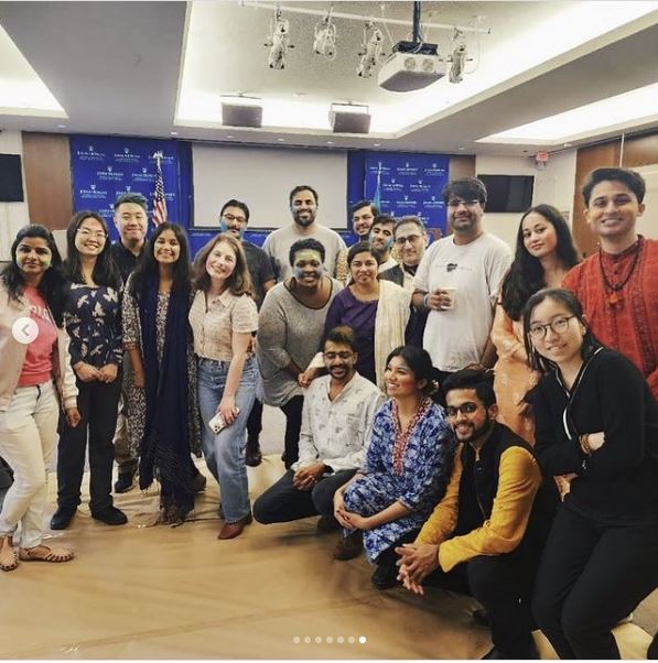 Holi celebrations at Johns Hopkins University in association with The Embassy of India, Washington D.C. Excited students from various nationalities enjoyed the celebrations attended by officials from the Embassy too!