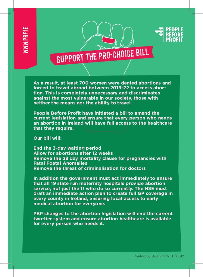 Leaflet for Pro Choice demo 25 May at 6pm - please share and Whatsapp to all Repealers.