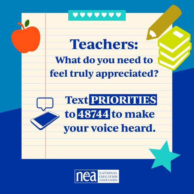 #TeacherAppreciationWeek is May 8-12, 2023, and this year, we’re joining together to tell teachers that we will listen to them, we will stand with them, and together we will take action so that every student has a teacher who feels respected and supported. #WeAreCTA