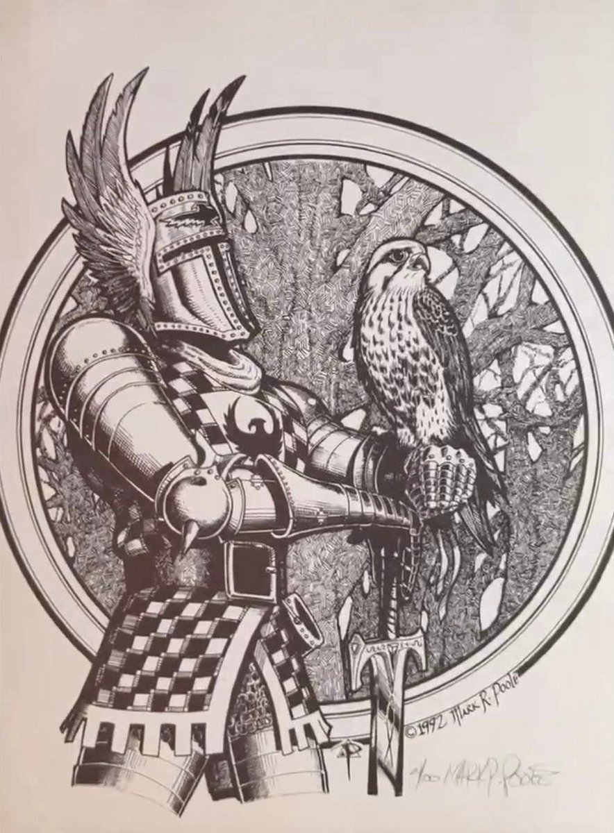 Markpooleartist's tweet photo. A look back in the archives! This piece from 1992, before Magic came out, inspired Balance and other Magic cards.
#markpoole #markpooleart #magicthegathering https://t.co/DZFgQAdkym