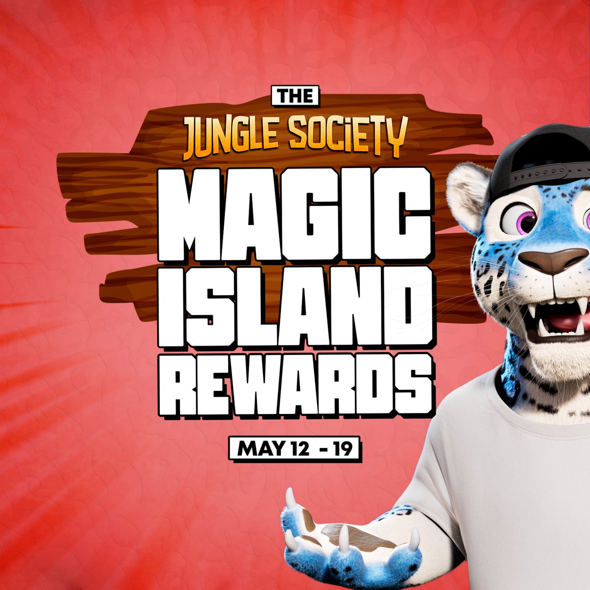 🏆It's time, Jungle! 

We embark on a week filled with awards.

Starting tomorrow, we will announce the 100 winners of the Jag NFTs. There will be 25 winners per day until Friday.

From May 12th to 19th, the special mint will be open for these winners!

Stay tuned!

#LetsRoar
