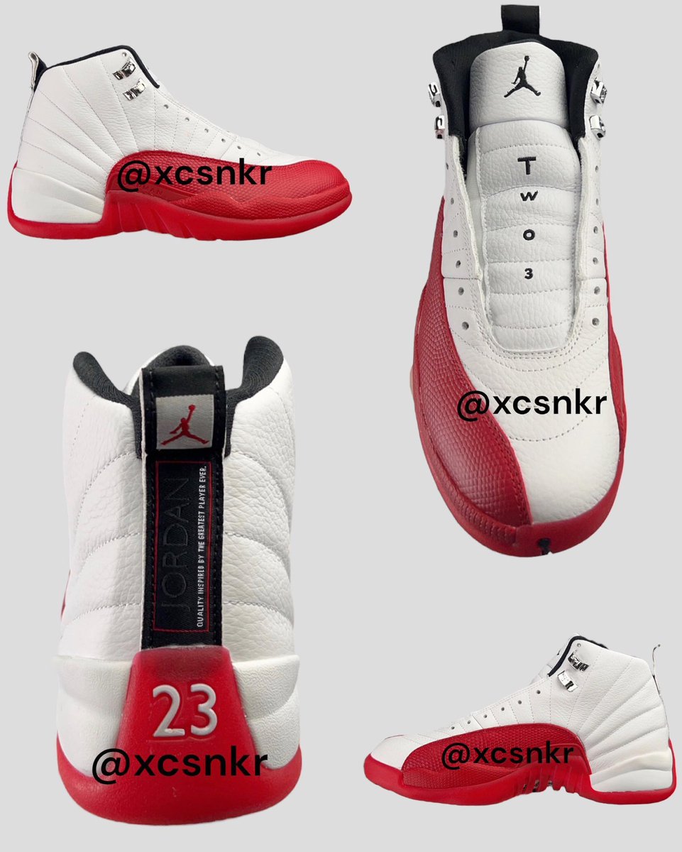 zSneakerHeadz on Twitter "FIRST LOOK at the 2023 Cherry Air Jordan 12