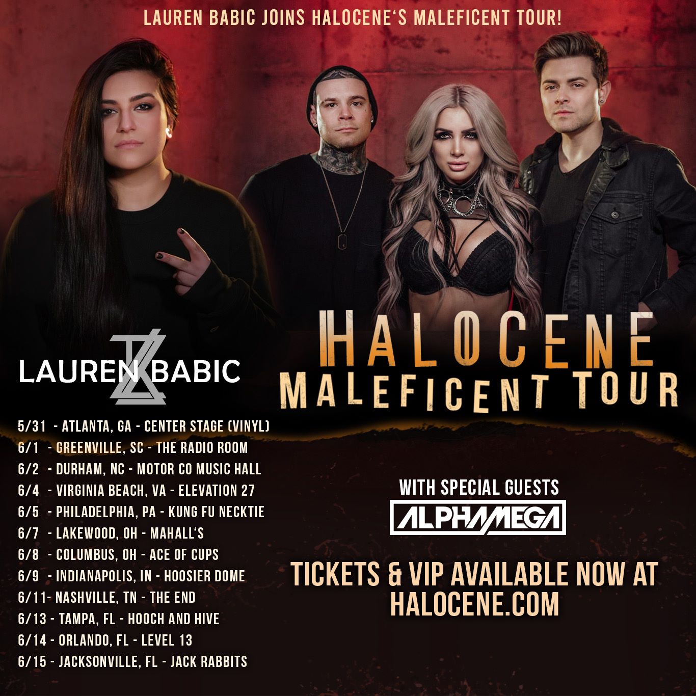 lauren babic on Twitter "🚨 TOUR ANNOUNCEMENT 🚨 I'm joining Halocene