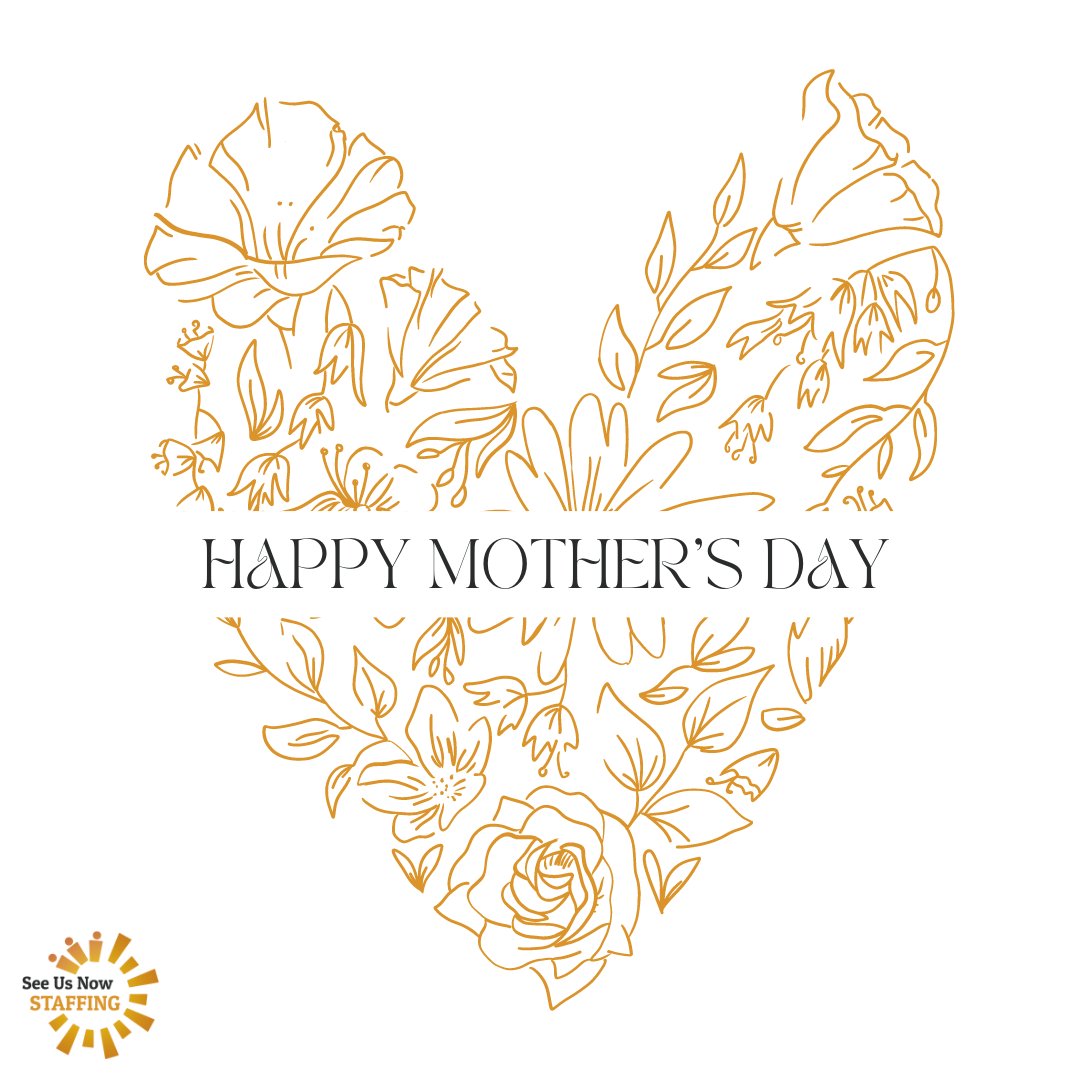 The See Us Now Staffing team wants to wish you a Happy Mother's Day! 💐

#Mothersday2023 #beststaffingagency #May #hiring #calltoday #mothersday