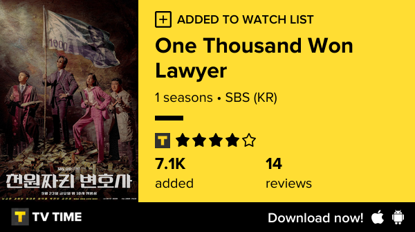 oyeaadii's tweet photo. I've just started following One Thousand Won Lawyer https://t.co/u5oaEXwmvL #tvtime https://t.co/NrQEsV9XLD