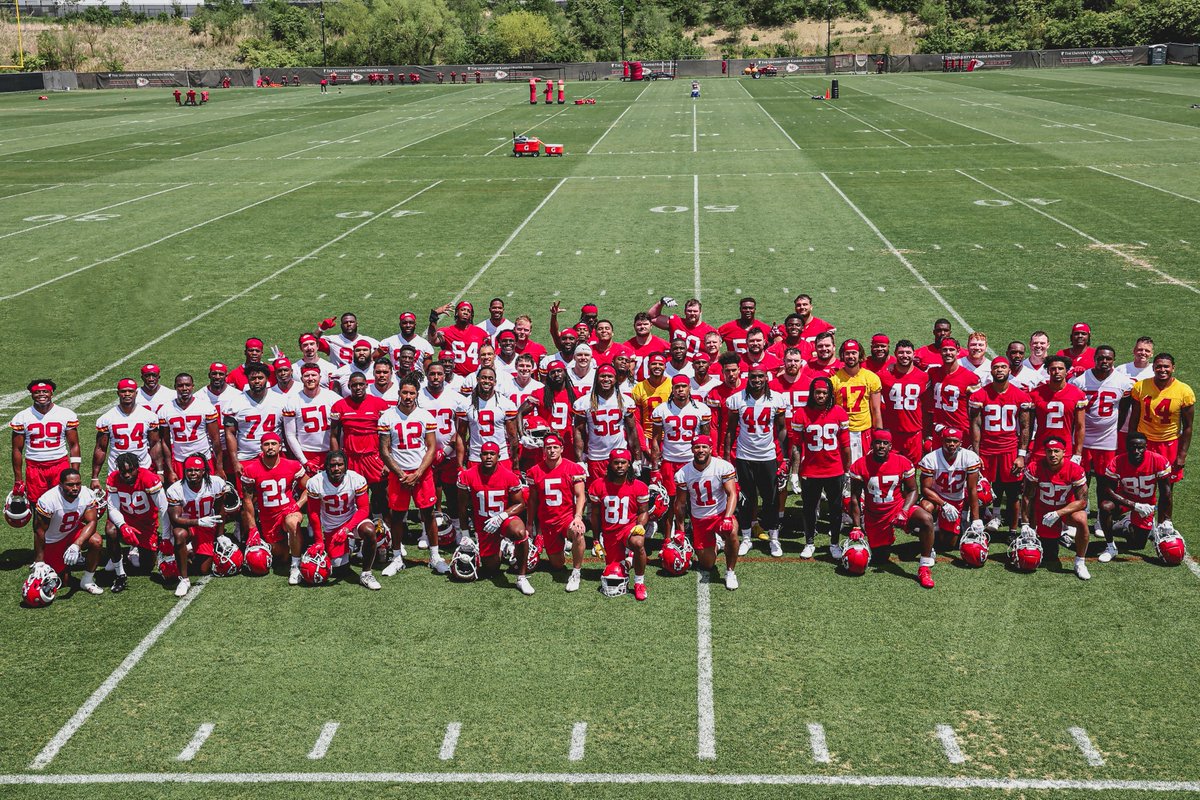 Chiefs's tweet photo. Happy campers! 🏕️ https://t.co/ZAeX039zJZ